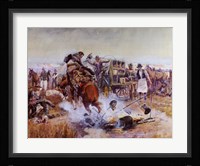 Bronc To Breakfast Fine Art Print