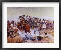 Bronc To Breakfast Fine Art Print