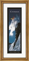 Courage-Snowboard Fine Art Print