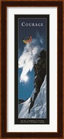 Courage-Snowboard Fine Art Print