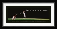 Determination-Golfer Fine Art Print