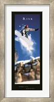 Risk-Snowboarder II Fine Art Print