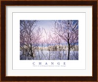 Change-Snowy Trees Fine Art Print