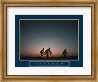 Freedom - Family Biking Fine Art Print