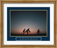 Freedom - Family Biking Fine Art Print
