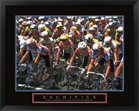 Sacrifice - Starting Line Bicycle Race Fine Art Print