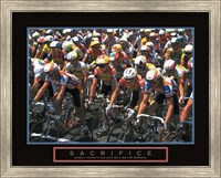 Sacrifice - Starting Line Bicycle Race Fine Art Print