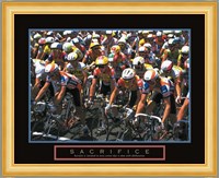 Sacrifice - Starting Line Bicycle Race Fine Art Print