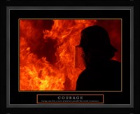 Courage - Fireman Fine Art Print