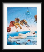 Dream Caused by the Flight of a Bee Around a Pomegranate, A Second Before Awakening Fine Art Print