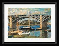 Bridge at Argenteuil (bridge center) Fine Art Print
