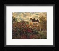 Artist Garden In Argenteuil Fine Art Print