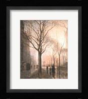 Plaza After The Rain Fine Art Print