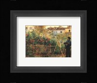 Monet Painting in his Garden at Argenteuil, c.1873 Fine Art Print