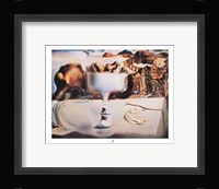 Appariton Of Face And Fruit Dish On A Be Fine Art Print