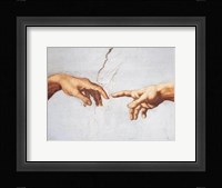 Creation Of Adam (Detail) Fine Art Print