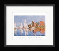 Boats At Argenteuil Fine Art Print