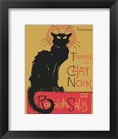 Tournee Du Chat Noir (Yellow Background) Fine Art Print