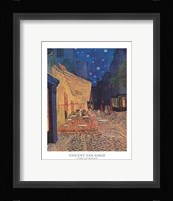 The Cafe Terrace on the Place du Forum, Arles, at Night, c.1888 Fine Art Print