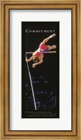 Commitment  Pole Vaulter Fine Art Print