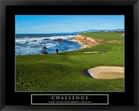 Challenge - Golf Framed Print