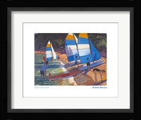 Sailboats, South Of France Fine Art Print