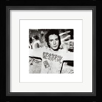 Johnny Rotten, Destroy Framed Print