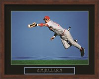 Ambition - Baseball Player Fine Art Print