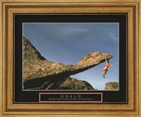 Goals - Rock Climber Fine Art Print