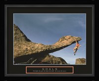 Goals - Rock Climber Fine Art Print