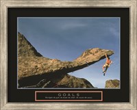 Goals - Rock Climber Fine Art Print