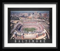Baltimore, Maryland - Ravens Stadium Fine Art Print