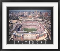 Baltimore, Maryland - Ravens Stadium Fine Art Print