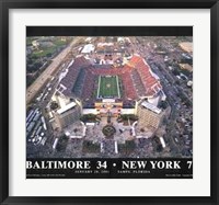 Baltimore 34, New York 7 - Super Bowl Xx Fine Art Print