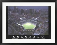 Denver, Colorado - Coors Field Framed Print