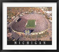 Michigan Stadium - University Of Michiga Fine Art Print