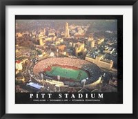 Pitt Stadium, Final Game - Pittsburgh, P Framed Print