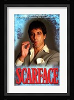 Scarface, Tony Montana Framed Print