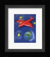 Space Plane Framed Print