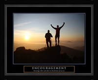Encouragement - Climbers Fine Art Print
