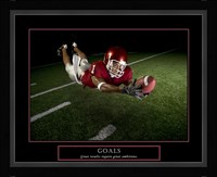 Goals - Football Action Framed Print