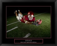 Goals - Football Action Framed Print