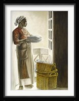 Lady By The Window Fine Art Print