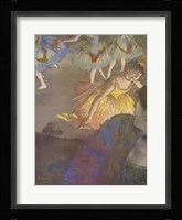 Ballerina And Lady With Fan Fine Art Print