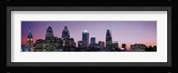 Philadelphia, Pennsylvania - City View Fine Art Print