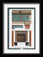 Fireplace With Frieze Fine Art Print