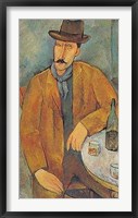 Man With A Wine Glass Fine Art Print