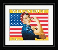 We Can Do It (Rosie The Riveter) Fine Art Print