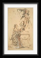 Madame Du Barry and the Statue of Venus Fine Art Print