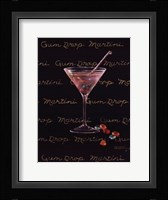 Gum Drop Martini Framed Print